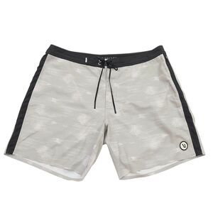 Vuori Peak Board Shorts Mens 34 Gray Swim Trunks Beach Travel Pool Outdoor
